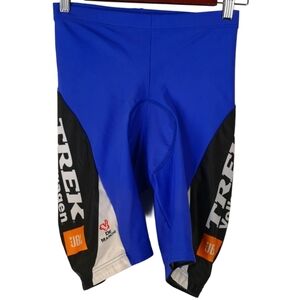 Trek Multitrack Volkswagen Blue Unisex Padded Cycling‎ biking Stretch shorts